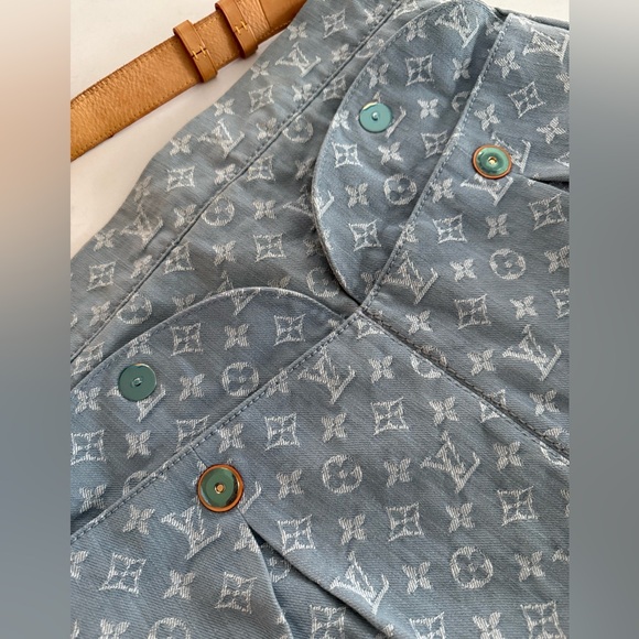 LOUIS VUITTON Monogram Denim Daily GM ~ RARE - Picture 8 of 16